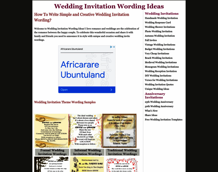 Weddinginvitationwordingideas.com thumbnail