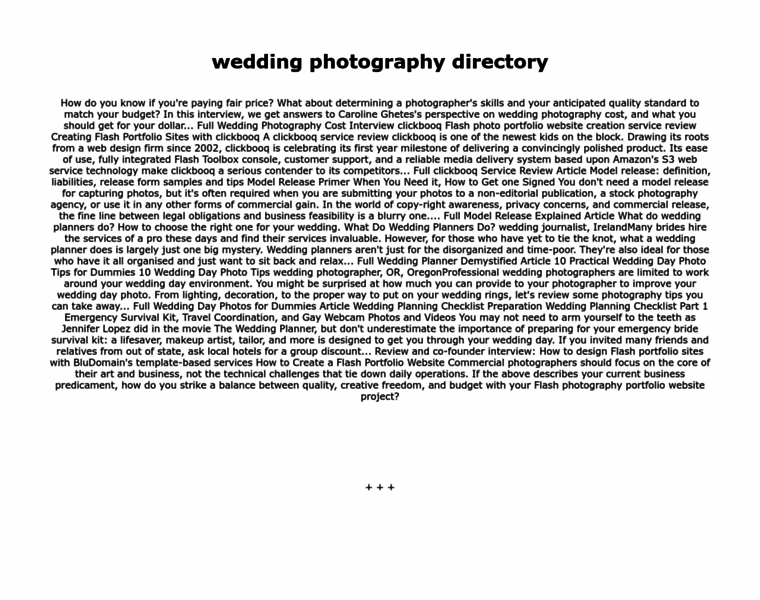 Weddingphotographydirectory.com thumbnail