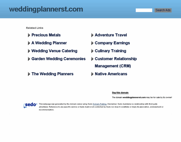 Weddingplannerst.com thumbnail