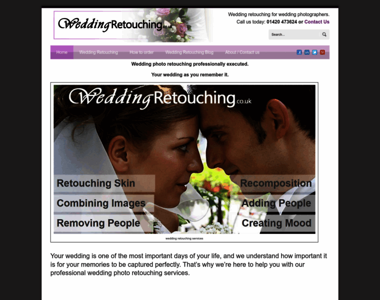 Weddingretouching.co.uk thumbnail