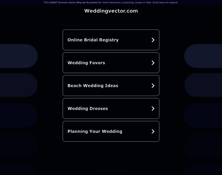 Weddingvector.com thumbnail