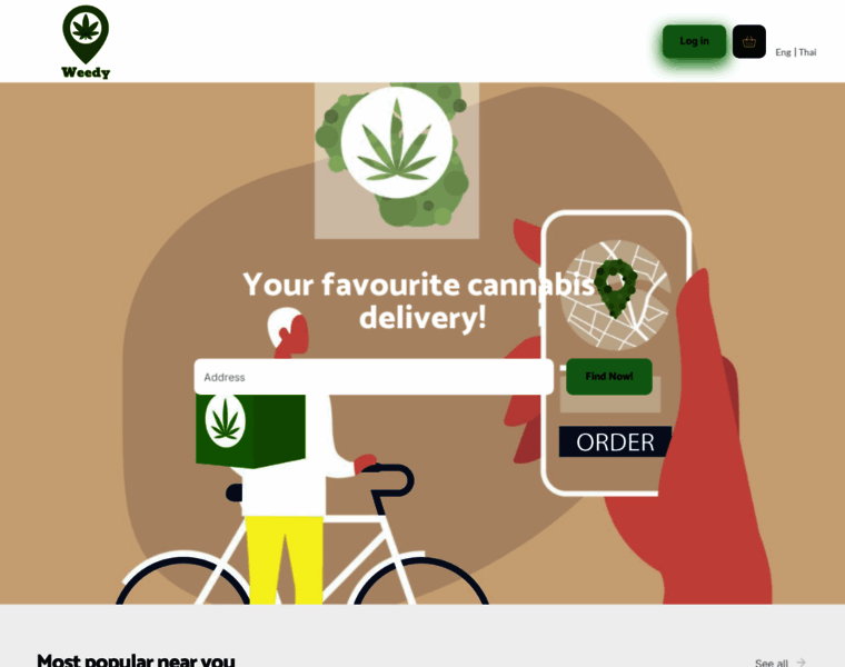 Weedydelivery.bubbleapps.io thumbnail