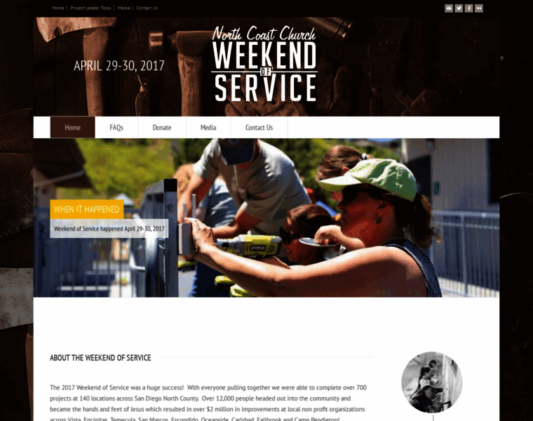 Weekendofservice.com thumbnail