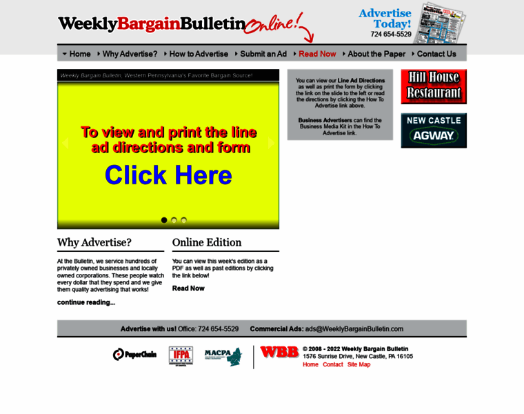 Weeklybargainbulletin.com thumbnail