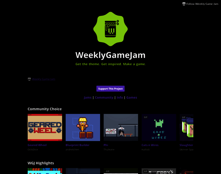 Weeklygamejam.com thumbnail