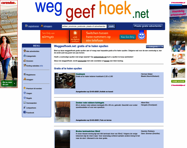 Weggeefhoek.net thumbnail