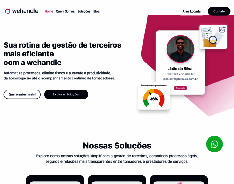 Wehandle.com.br thumbnail