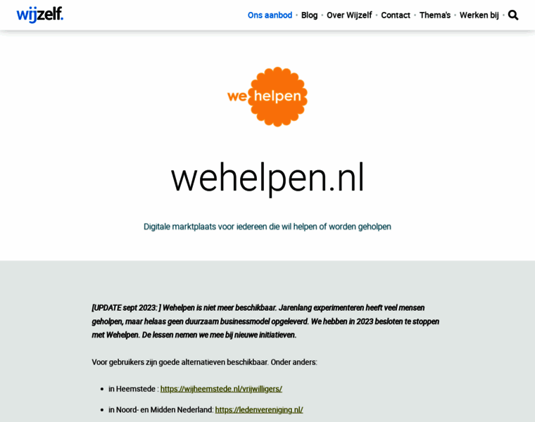 Wehelpen.nl thumbnail