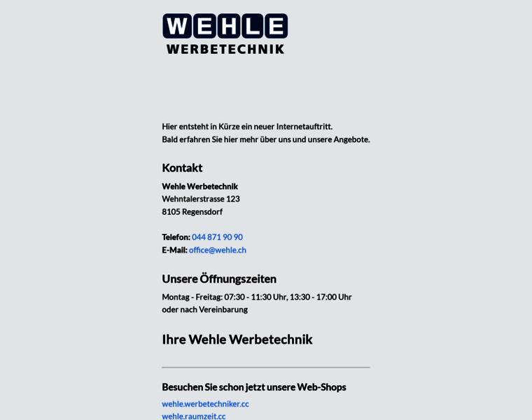 Wehle.ch thumbnail