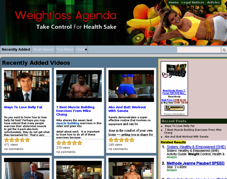 Weightlossagenda.com thumbnail