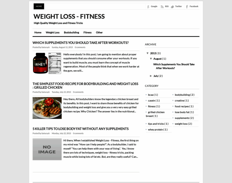 Weightlossfitnesstricks.blogspot.com thumbnail