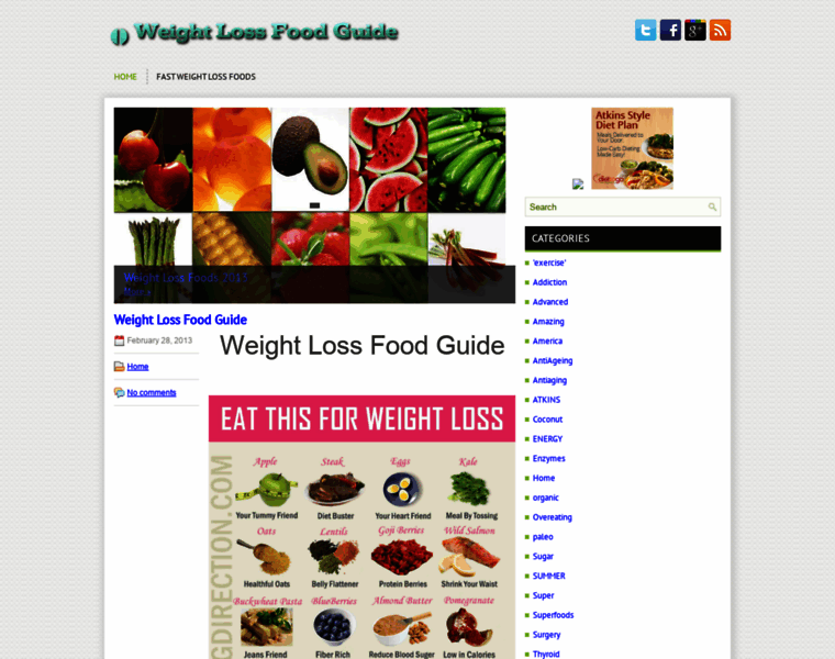 Weightlossfoodguide.com thumbnail