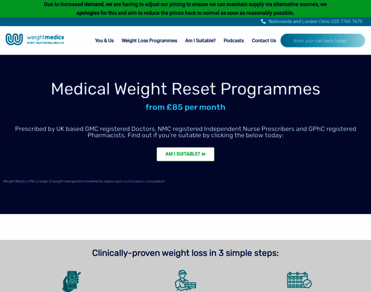 Weightmedics.co.uk thumbnail