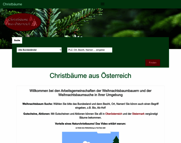 Weihnachtsbaum.at thumbnail