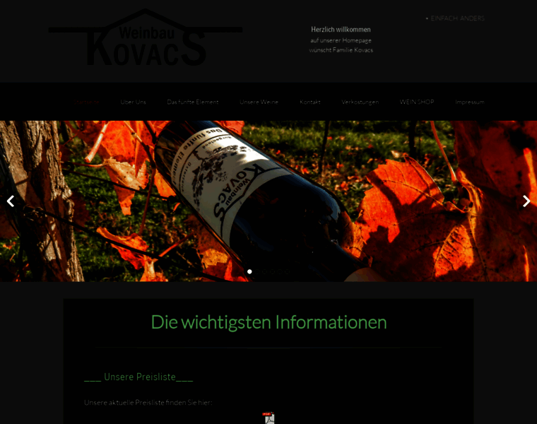 Weinbau-kovacs.at thumbnail