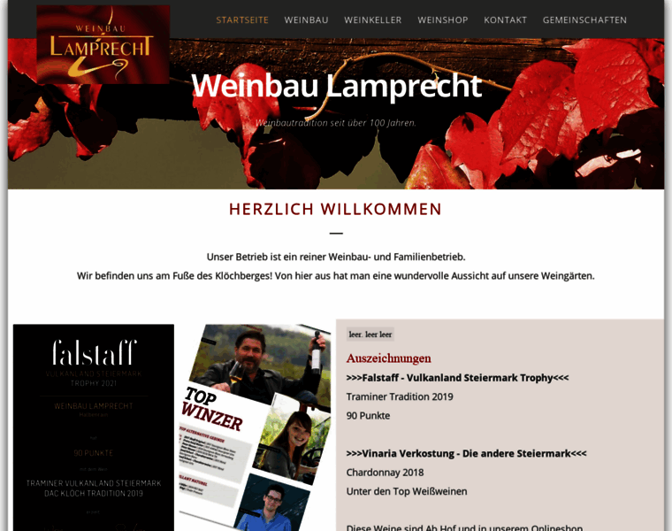 Weinbau-lamprecht.at thumbnail