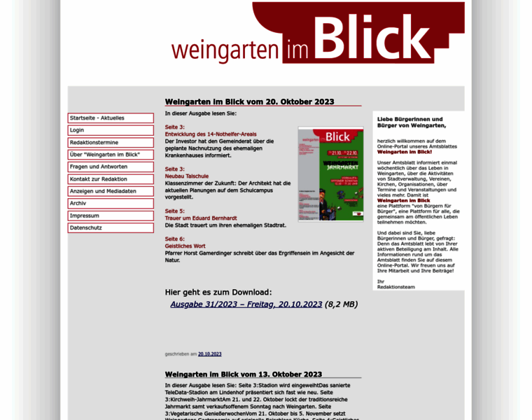 Weingarten-im-blick.de thumbnail