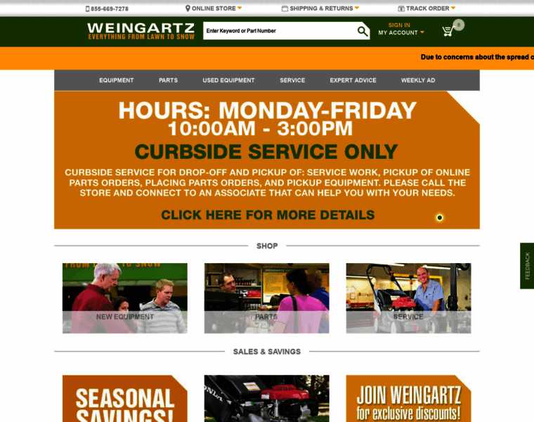 Weingartz.com thumbnail