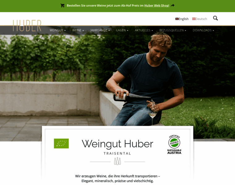 Weingut-huber.at thumbnail