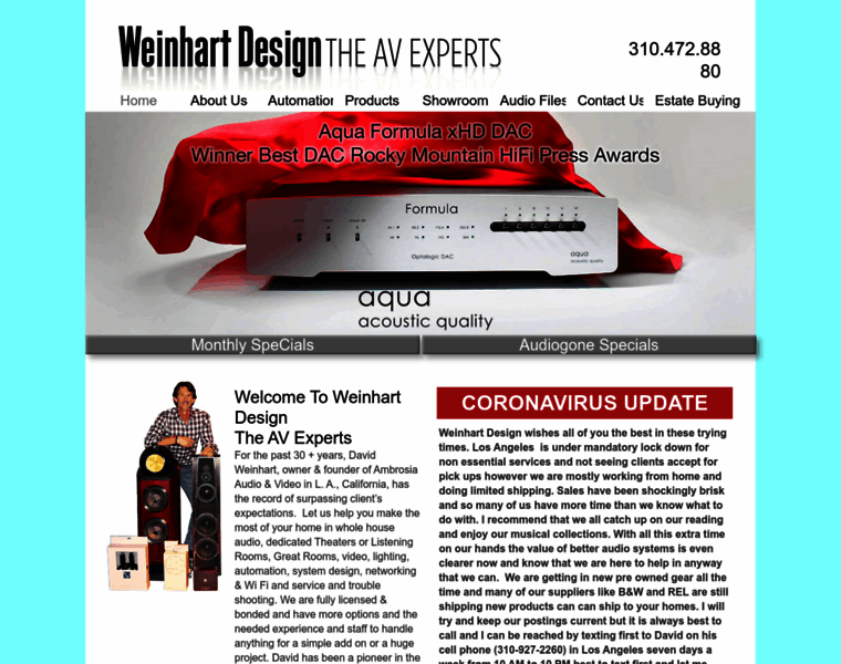 Weinhartdesign.com thumbnail