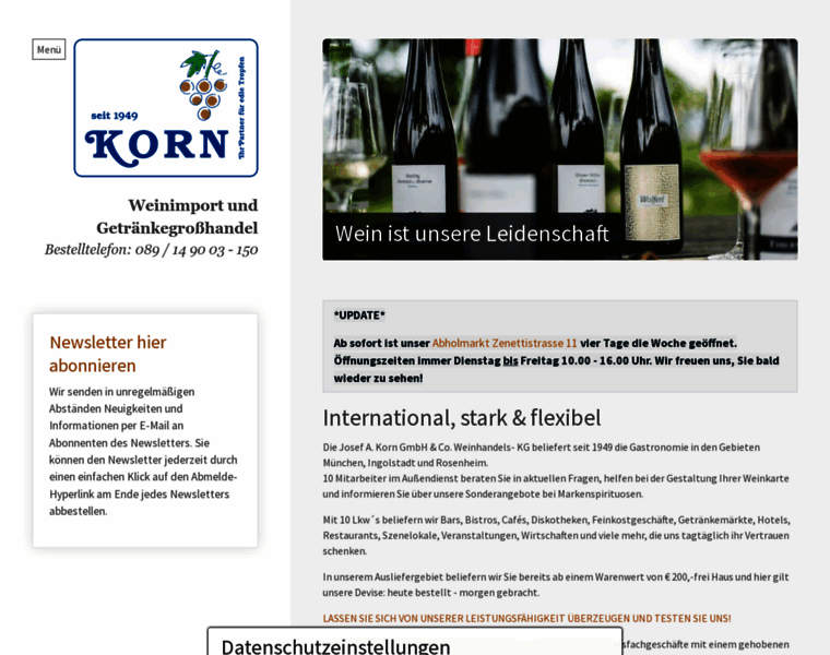 Weinimport-korn.de thumbnail
