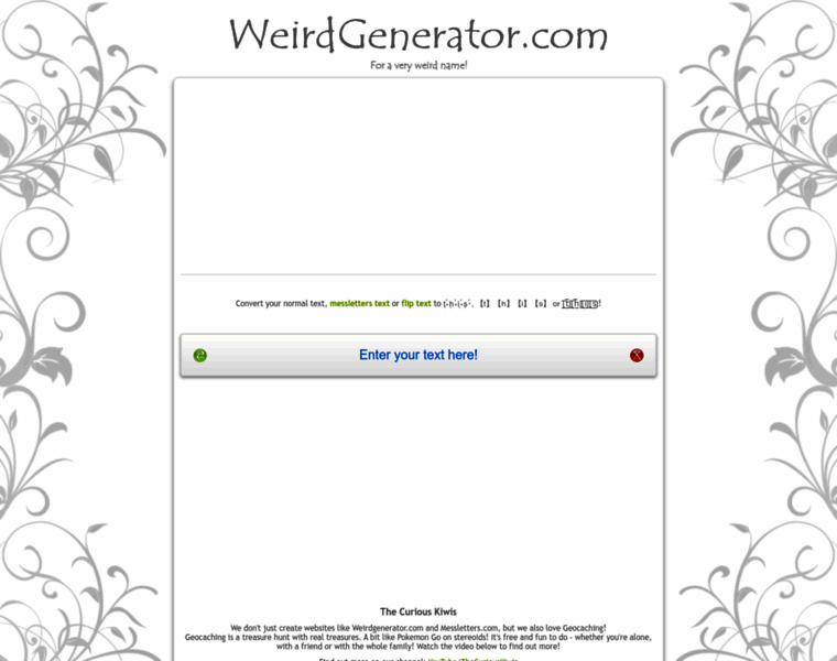 Weirdgenerator.com thumbnail