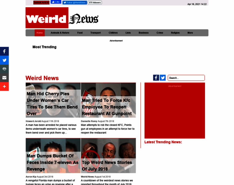 Weirldnews.com thumbnail