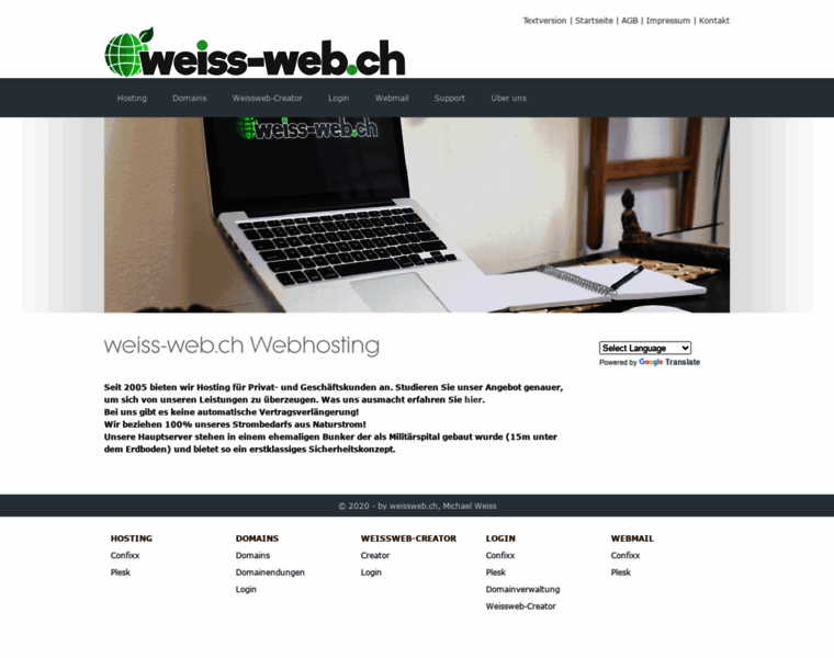 Weiss-web.ch thumbnail