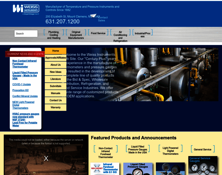 Weissinstruments.com thumbnail