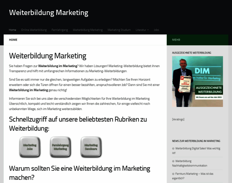 Weiterbildung-marketing.de thumbnail