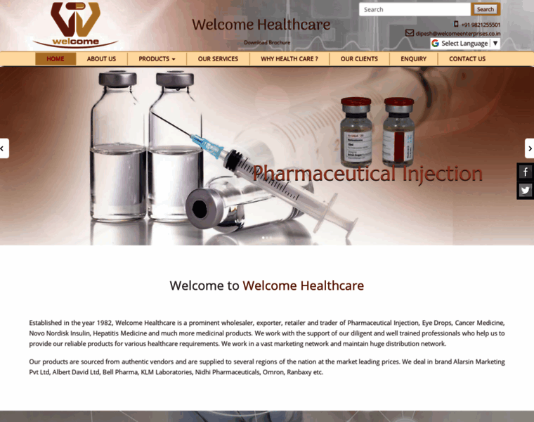 Welcomehealthcare.co.in thumbnail