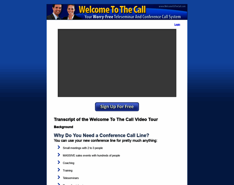 Welcometothecall.com thumbnail