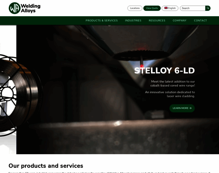 Welding-alloys.com thumbnail