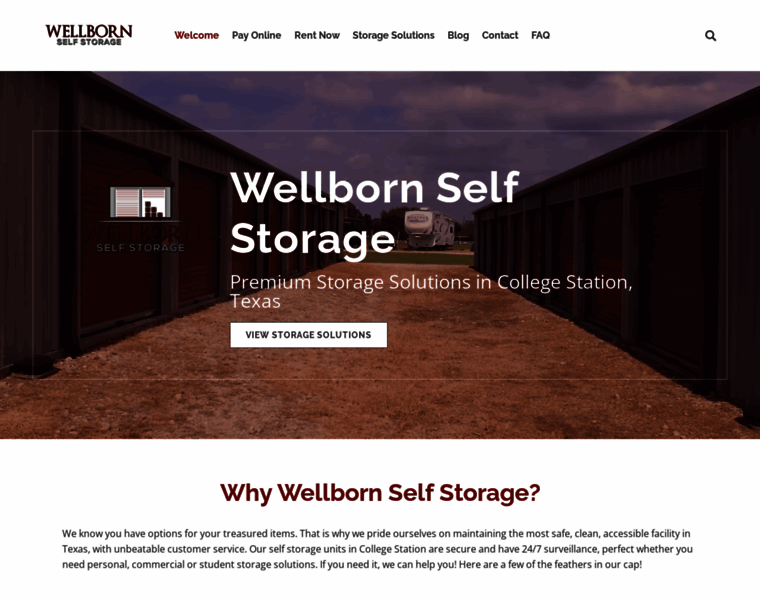 Wellbornselfstorage.com thumbnail