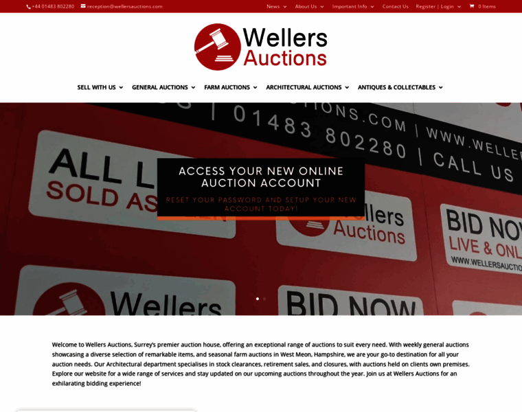 Wellersauctions.com thumbnail