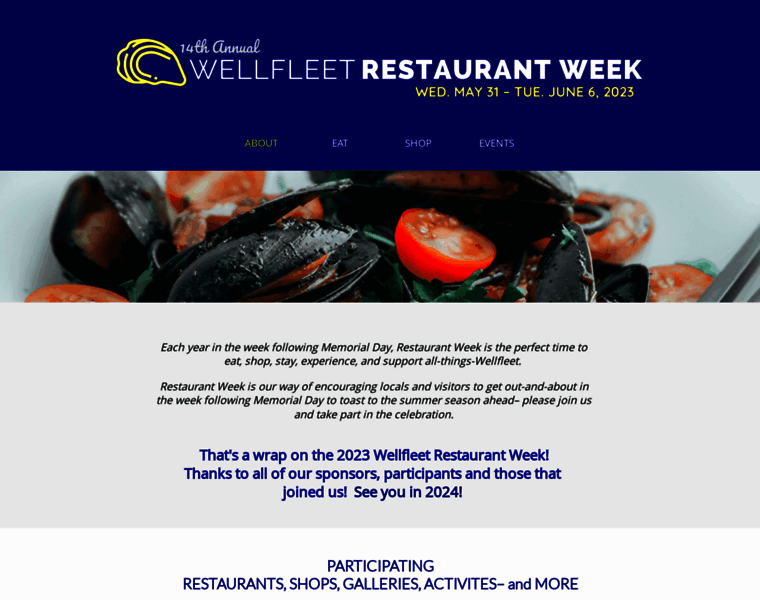 Wellfleetrestaurantweek.com thumbnail