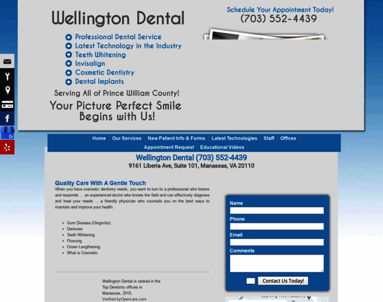 Wellington-dental.com thumbnail