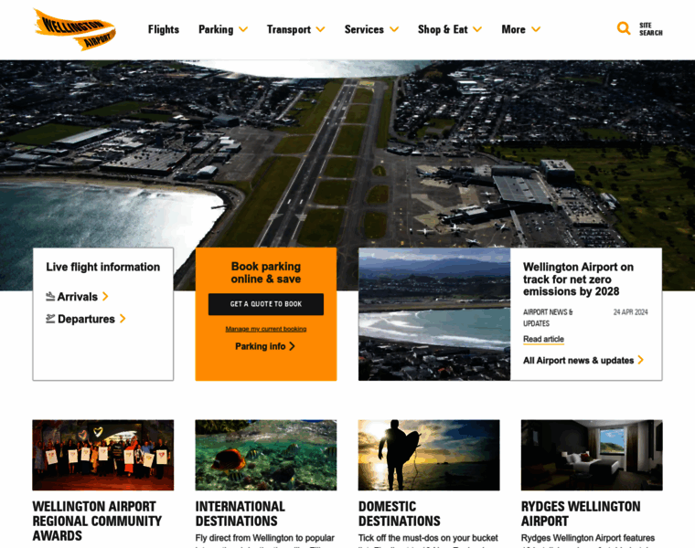 Wellingtonairport.co.nz thumbnail
