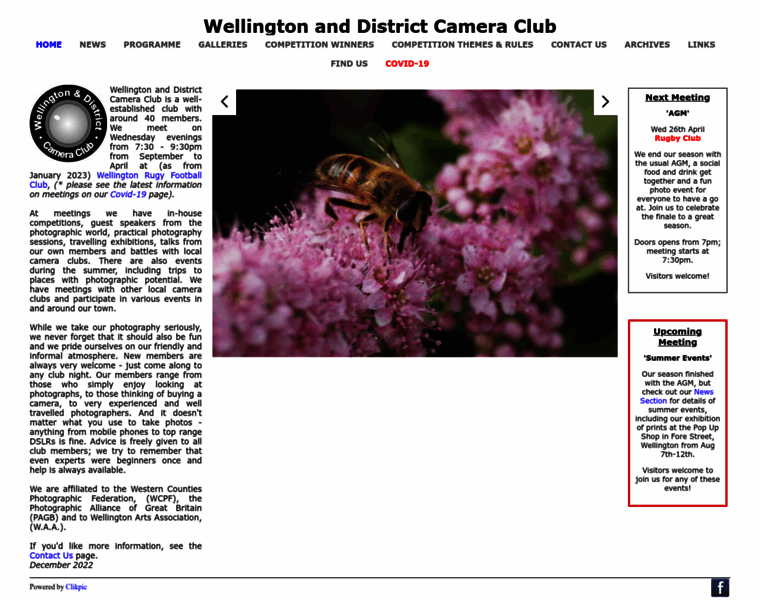 Wellingtoncameraclub.co.uk thumbnail