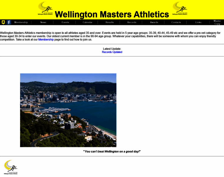 Wellingtonmastersathletics.org.nz thumbnail