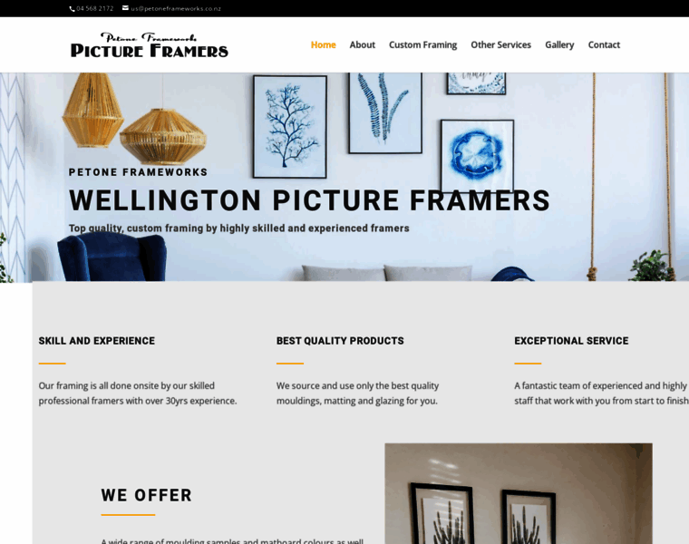 Wellingtonpictureframers.co.nz thumbnail