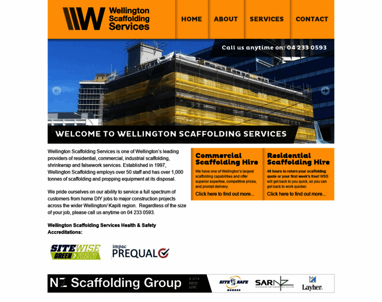 Wellingtonscaffolding.co.nz thumbnail