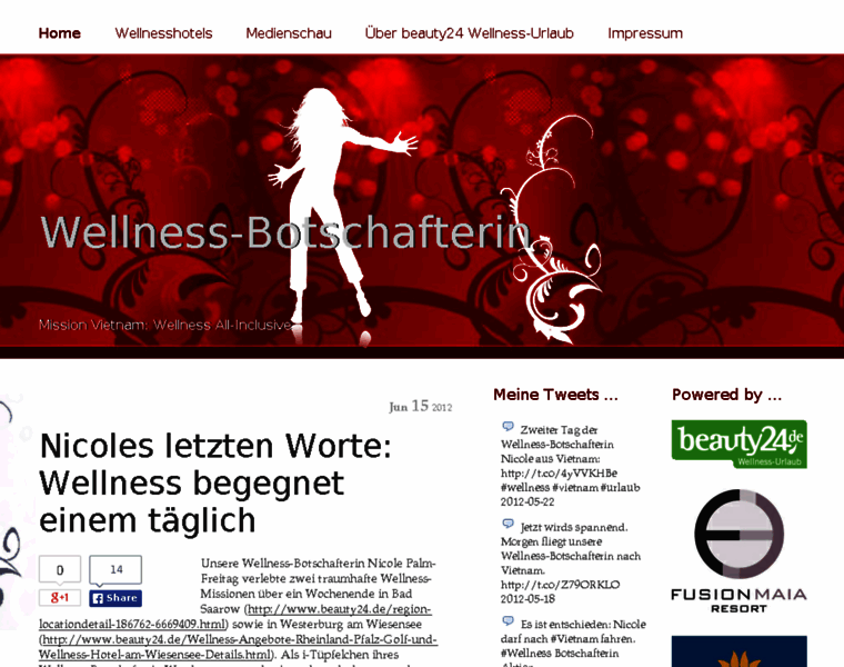 Wellness-botschafterin.de thumbnail