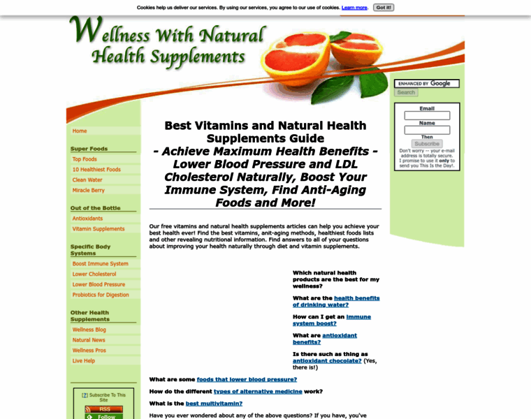 Wellness-with-natural-health-supplements.com thumbnail