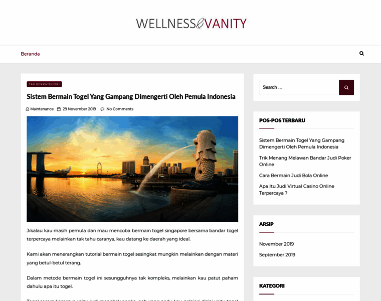 Wellnessandvanity.com thumbnail