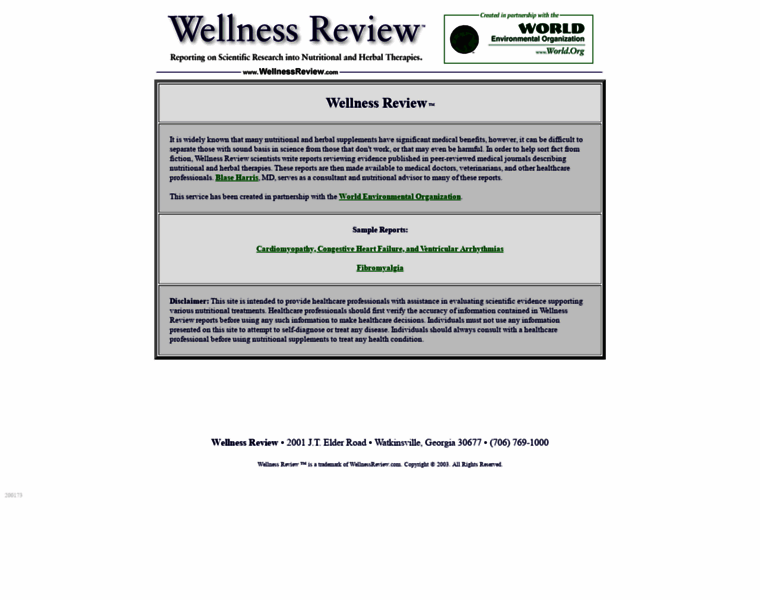 Wellnessreview.com thumbnail