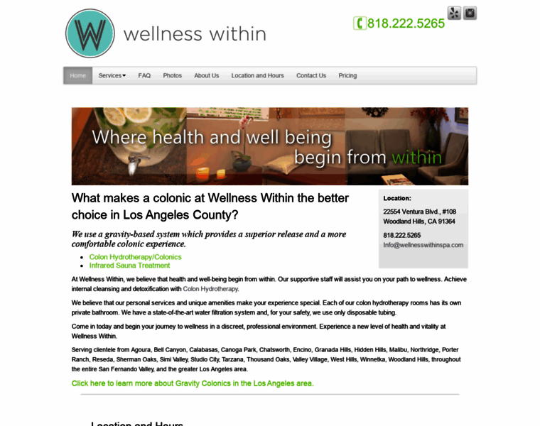 Wellnesswithinspa.com thumbnail
