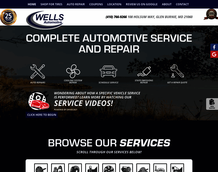 Wellsautomotive.net thumbnail