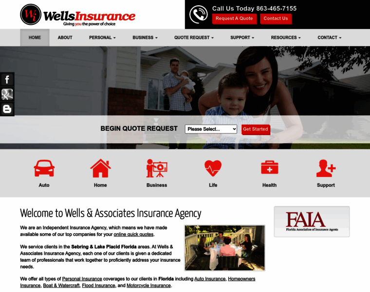 Wellsinsurance.com thumbnail