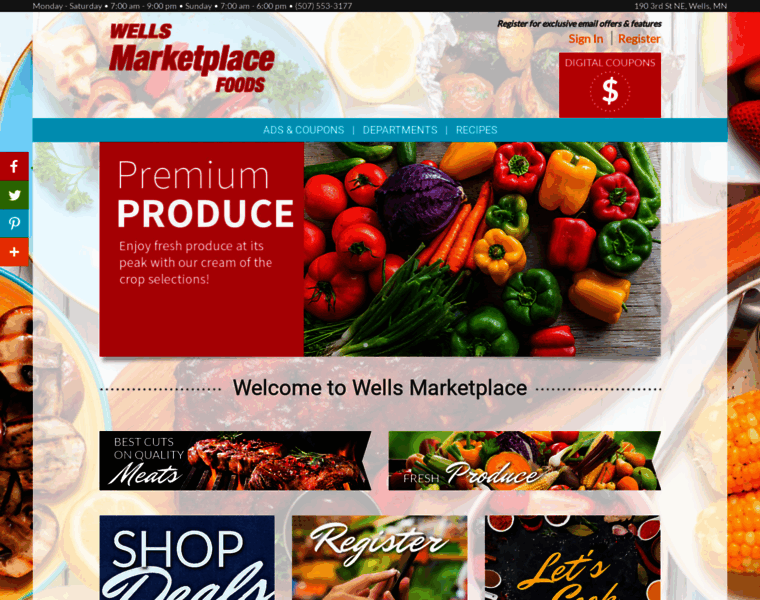 Wellsmarketplace.com thumbnail